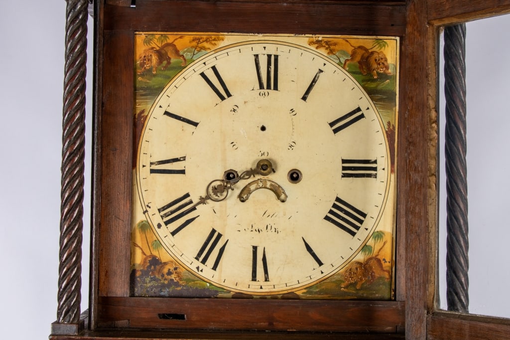 19TH CENTURY ENGLISH GRANDFATHER CLOCK - 6