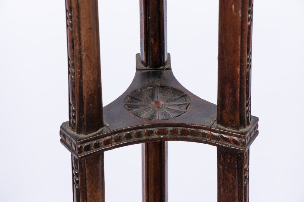 20TH CENTURY MAHOGANY PLANT STAND - 6