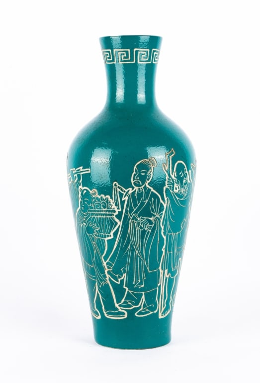 CONTEMPORARY CHINESE CERAMIC VASE - 5