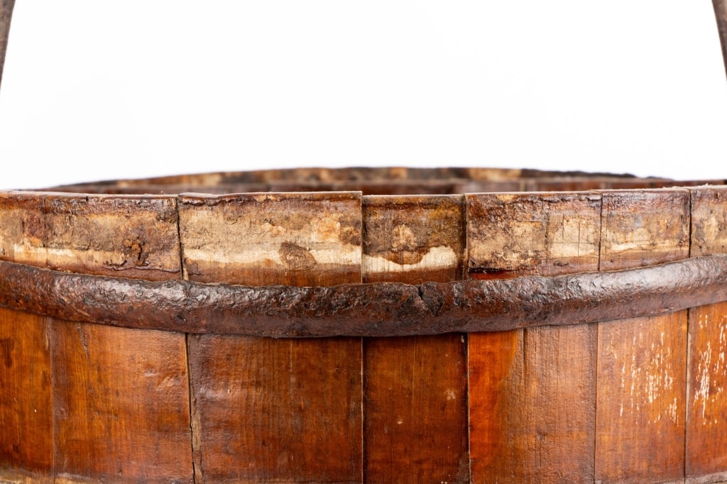 TWO ANTIQUE CHINESE WATER BUCKETS - 4
