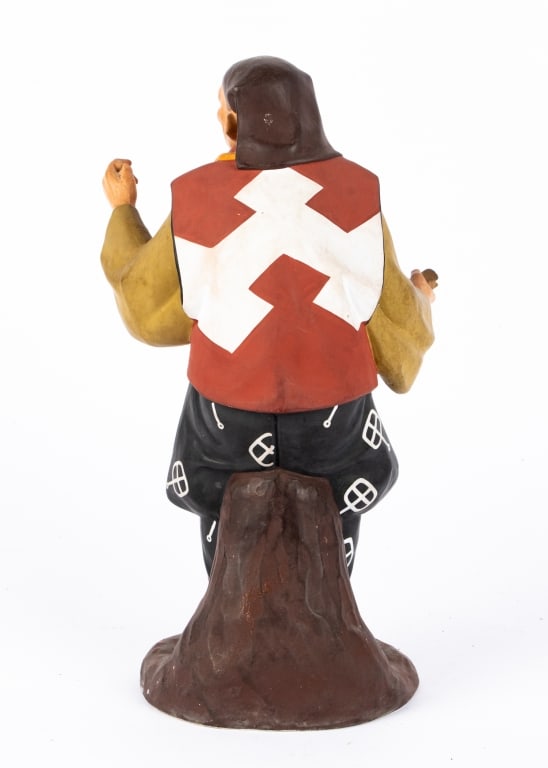 JAPANESE HAKATA CERAMIC FIGURINE - 5