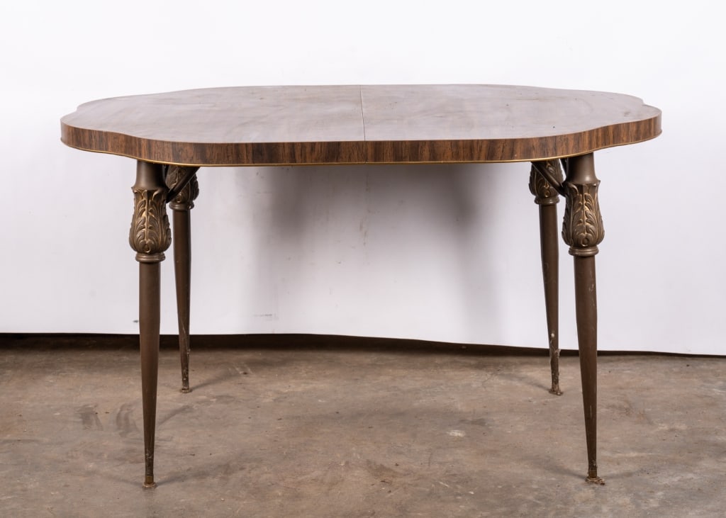 HOWELL ART NOUVEAU STYLE TABLE & 4 CHAIRS - 2