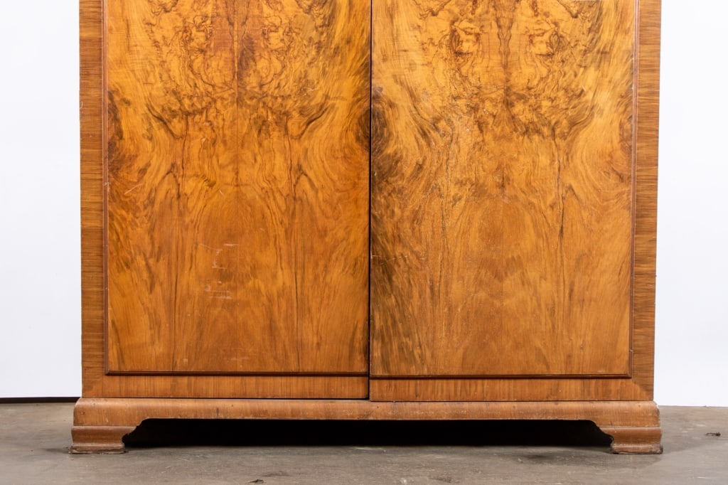 ART DECO BURLWOOD WARDROBE - 3