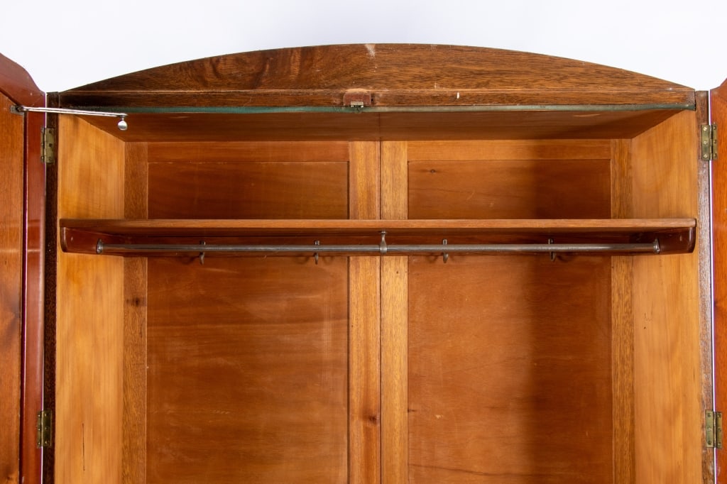 ART DECO BURLWOOD WARDROBE - 7