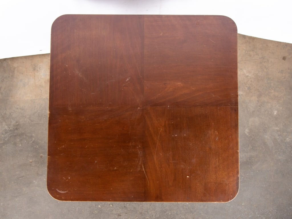 JINDRICH HALABALA SQUARE WOODEN SIDE TABLE - 5