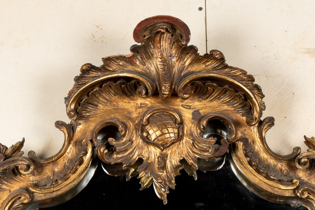 ITALIAN BAROQUE PIER STYLE CARVED MIRROR - 11