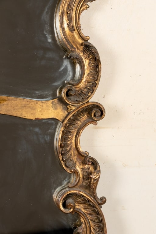ITALIAN BAROQUE PIER STYLE CARVED MIRROR - 4