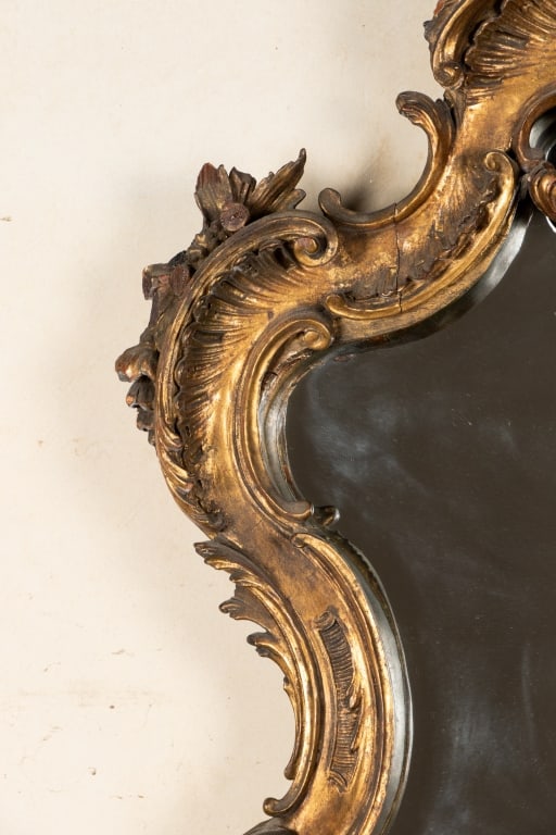 ITALIAN BAROQUE PIER STYLE CARVED MIRROR - 6