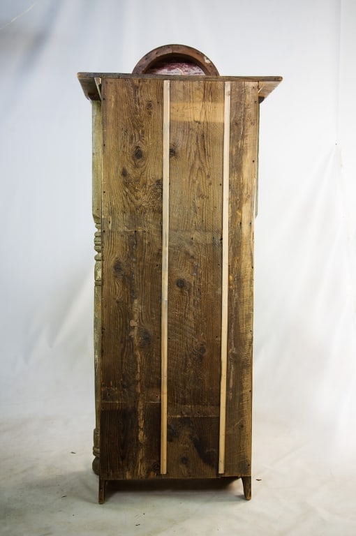 RICHARD DUNBRACK FOLK ART MIXED MEDIA CUPBOARD - 10