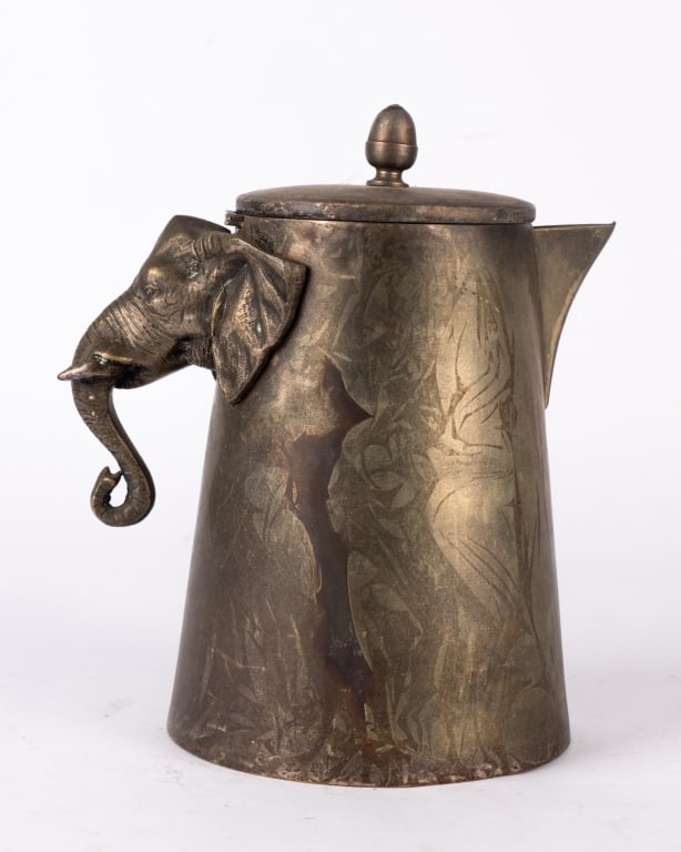 FIGURAL ELEPHANT MOTIF PITCHER - 2