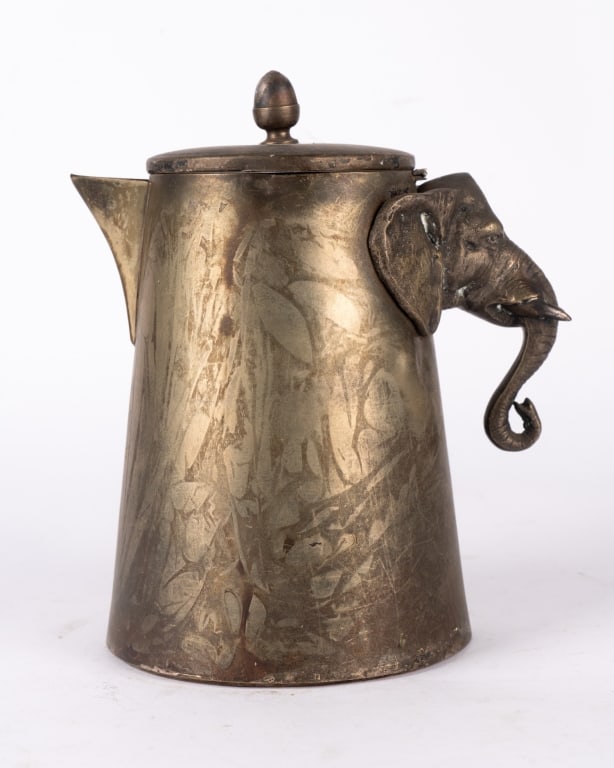 FIGURAL ELEPHANT MOTIF PITCHER - 4