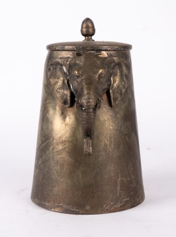 FIGURAL ELEPHANT MOTIF PITCHER - 5