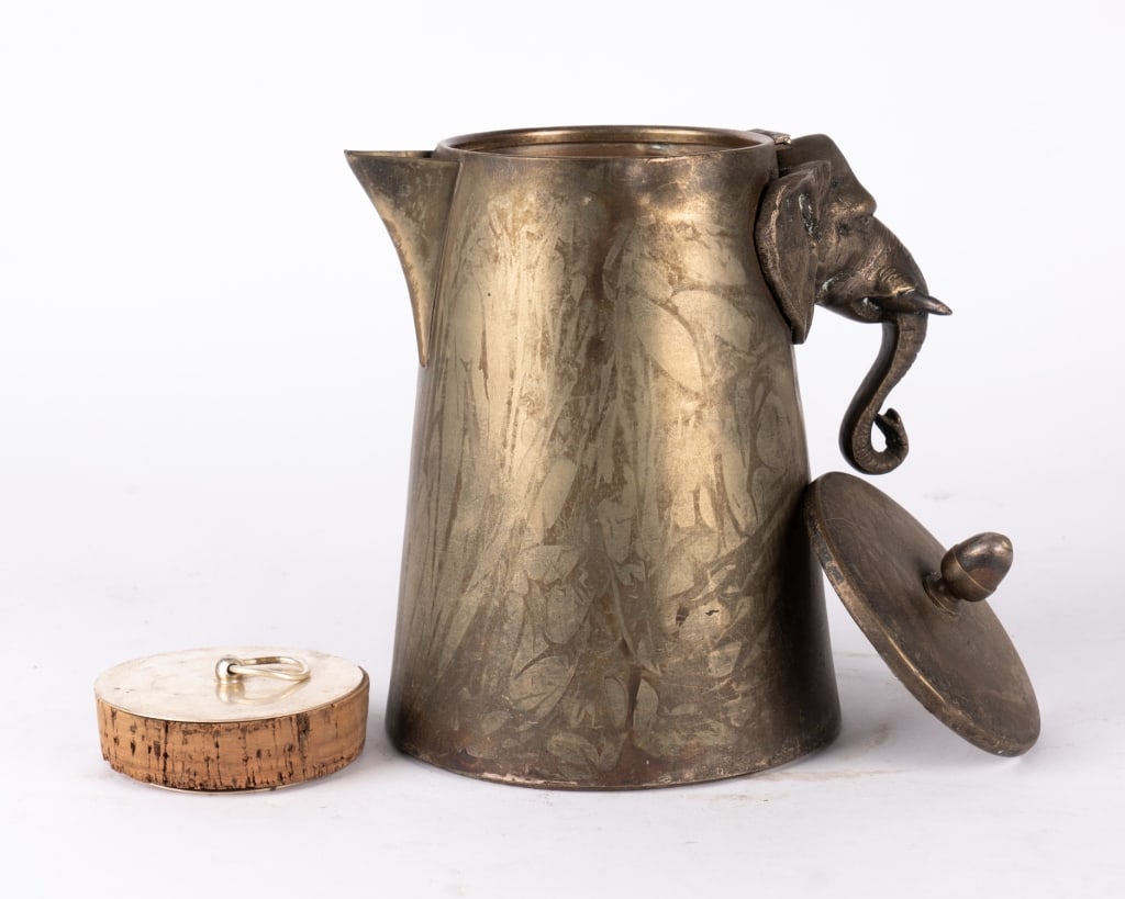 FIGURAL ELEPHANT MOTIF PITCHER - 6