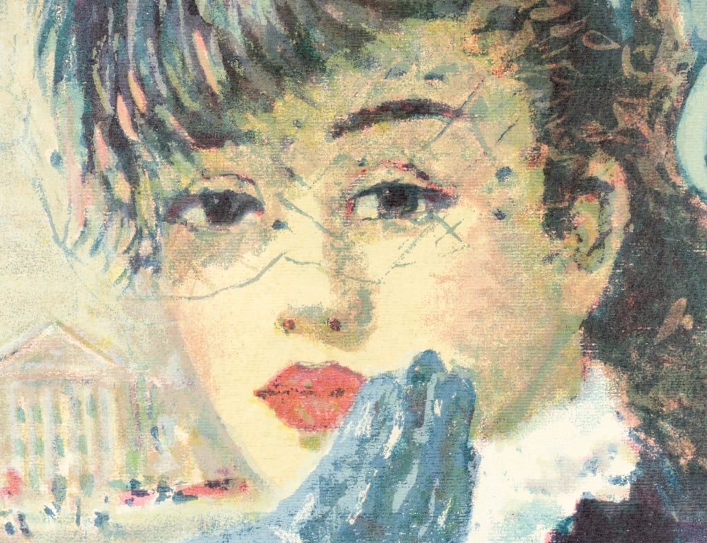 SIDERIS, PORTRAIT OF A YOUNG LADY, LITHOGRAPH - 5
