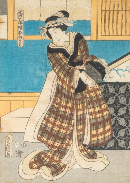 UTAGAWA KUNISADA JAPANESE WOODBLOCK - 3
