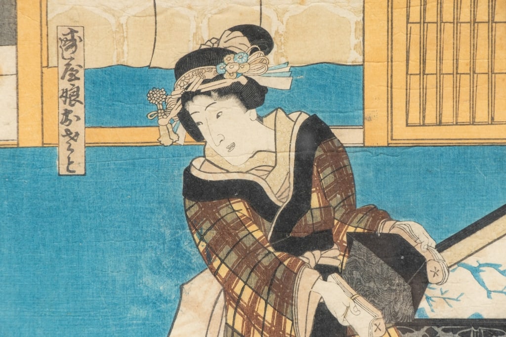 UTAGAWA KUNISADA JAPANESE WOODBLOCK - 4