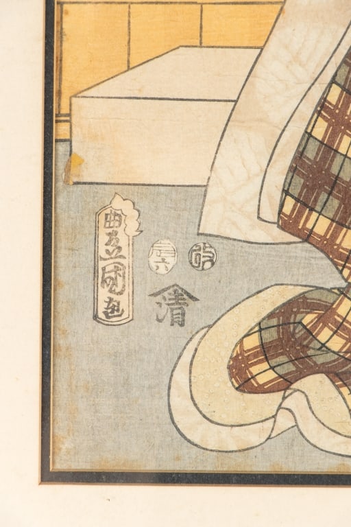 UTAGAWA KUNISADA JAPANESE WOODBLOCK - 6