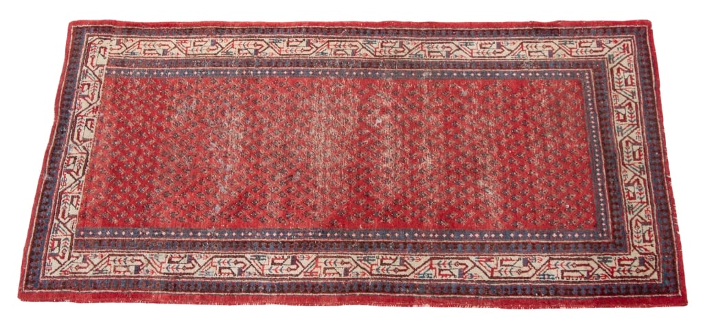 VINTAGE HAND-KNOTTED WOOL RUNNER (1 of 6)