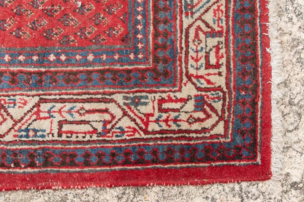 VINTAGE HAND-KNOTTED WOOL RUNNER - 2