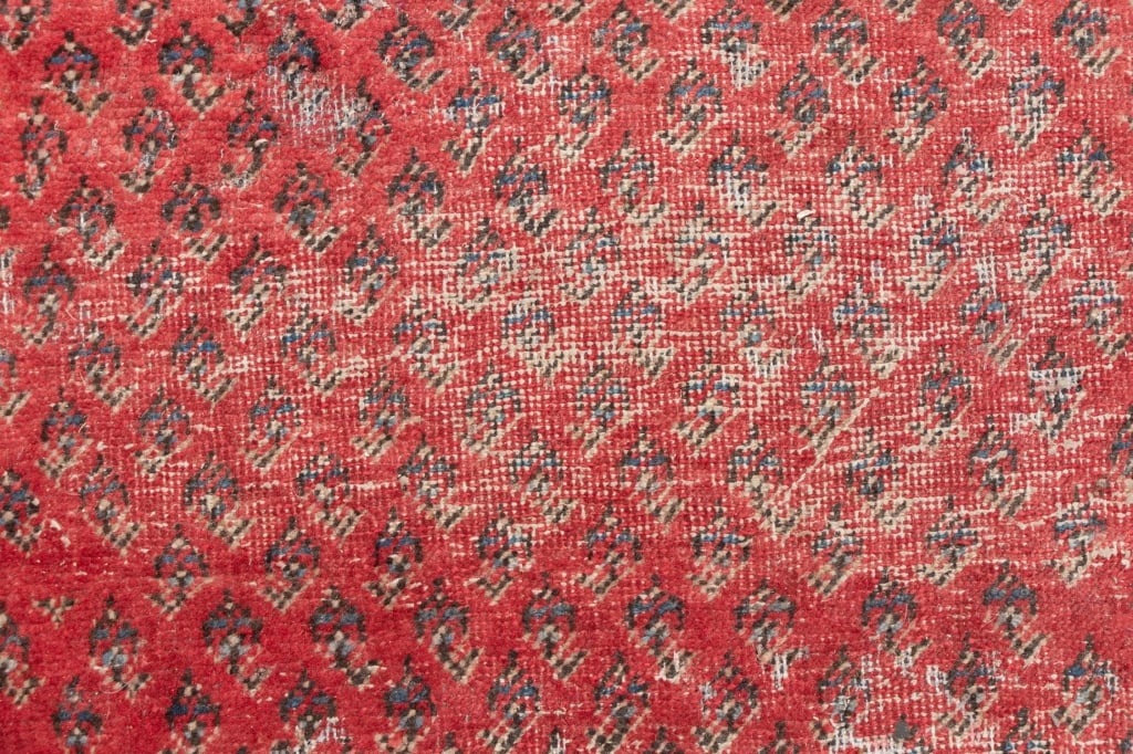 VINTAGE HAND-KNOTTED WOOL RUNNER - 3