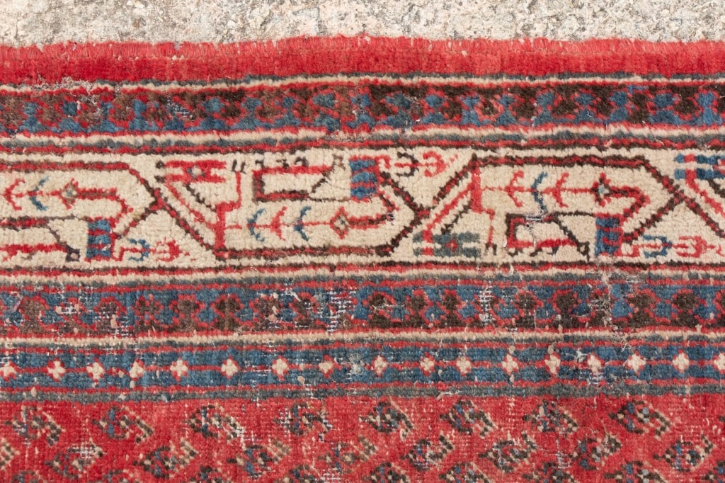 VINTAGE HAND-KNOTTED WOOL RUNNER - 4