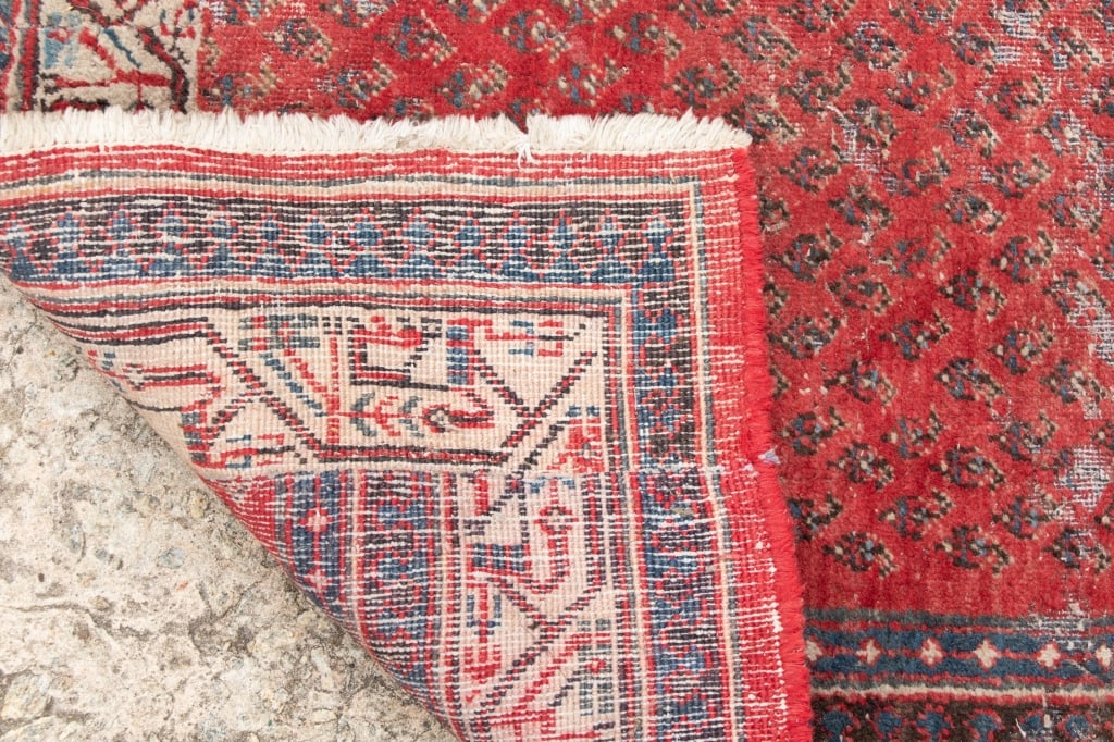 VINTAGE HAND-KNOTTED WOOL RUNNER - 6