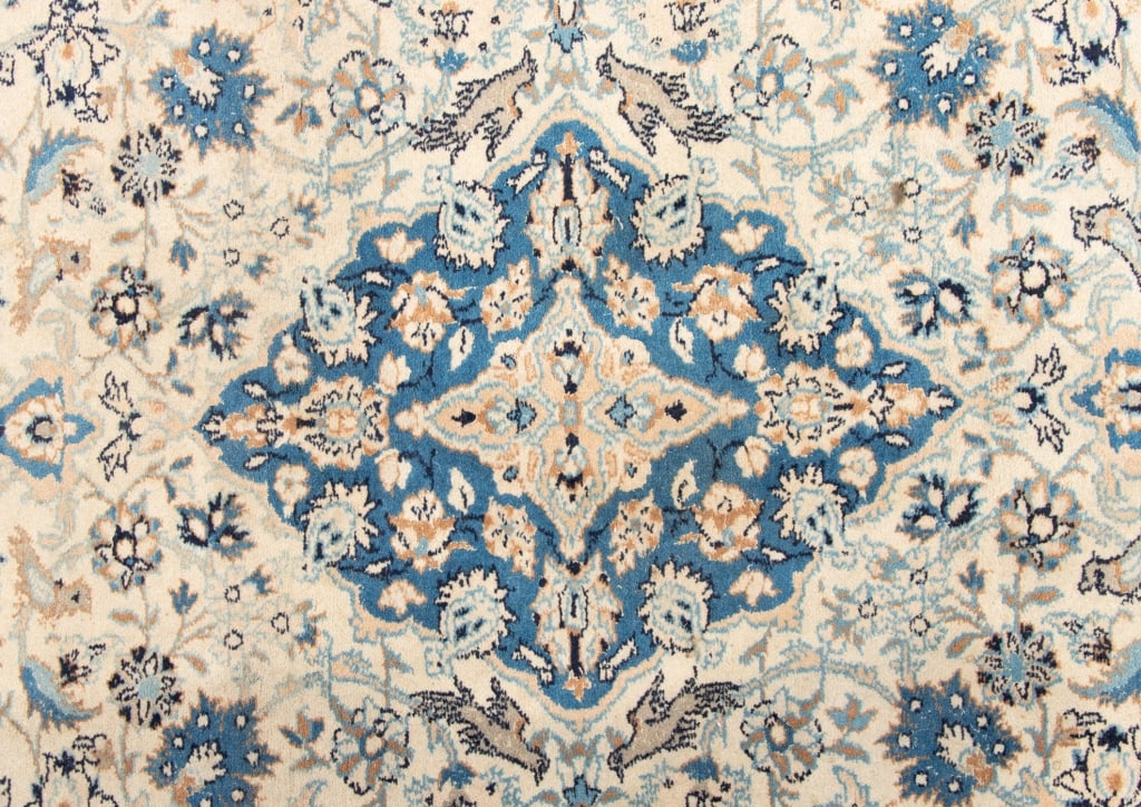 VINTAGE PERSIAN NAIN RUG - 6