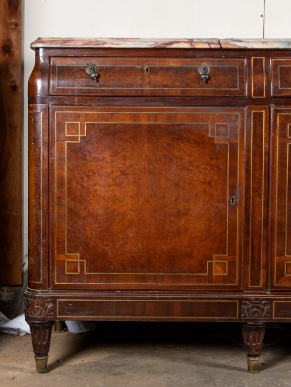 LARGE ITALIAN MARBLE TOP SIDEBOARD - 3