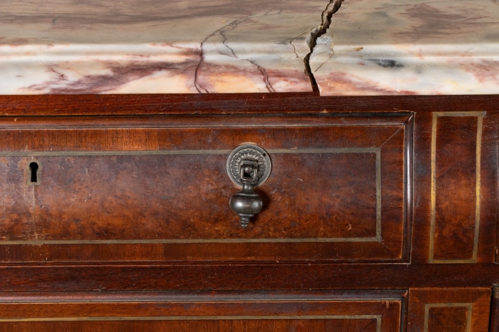 LARGE ITALIAN MARBLE TOP SIDEBOARD - 7