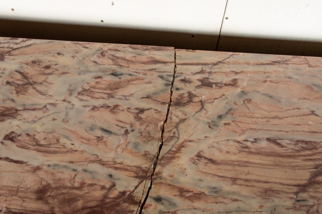 LARGE ITALIAN MARBLE TOP SIDEBOARD - 9