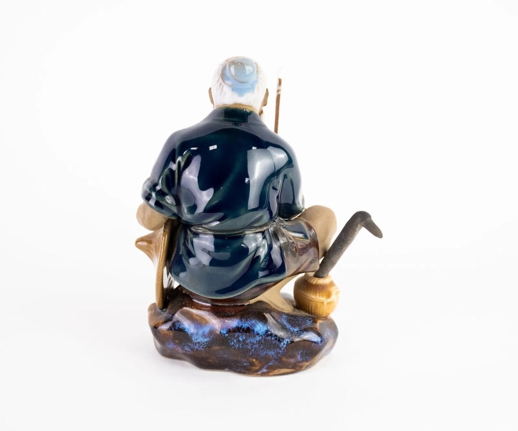CHINESE FISHERMAN MUDMAN FIGURE - 3