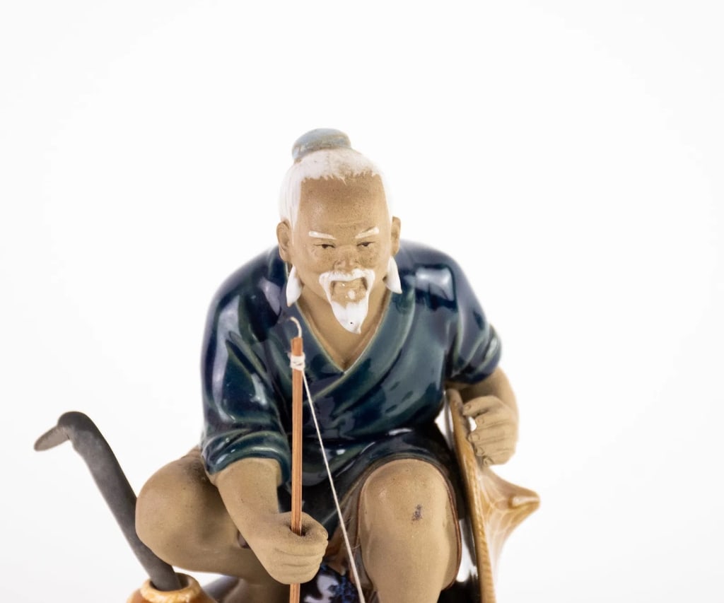 CHINESE FISHERMAN MUDMAN FIGURE - 5