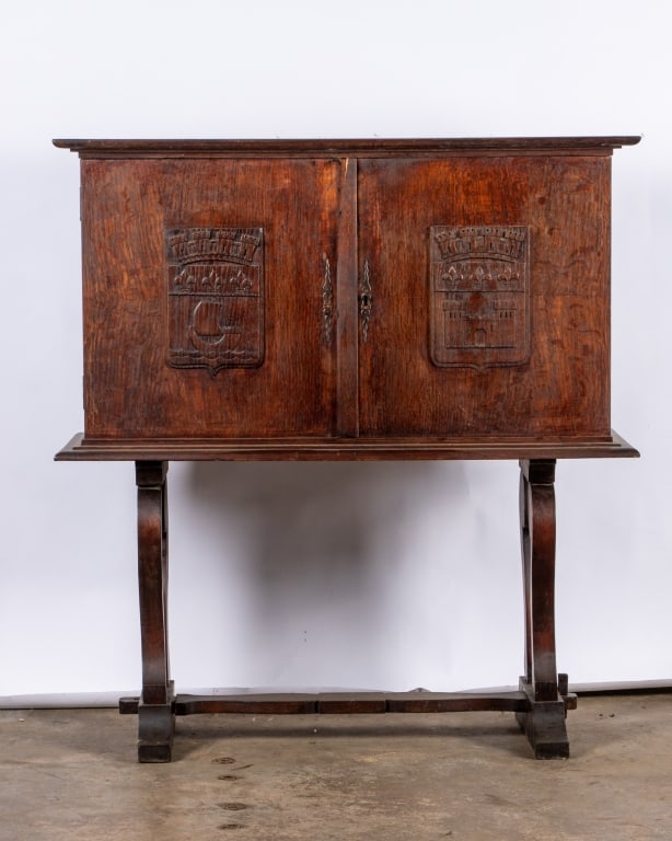 JACOBEAN STYLE CARVED CABINET - 2