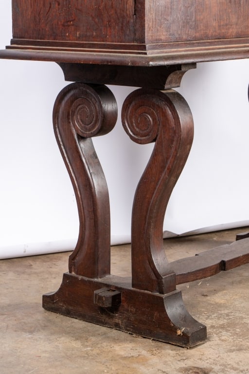 JACOBEAN STYLE CARVED CABINET - 8