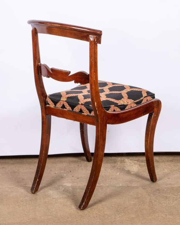 SET OF 6 REGENCY STYLE DINING CHAIRS - 7