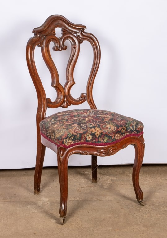 SET OF 6 BAROQUE STYLE DINING CHAIRS - 8