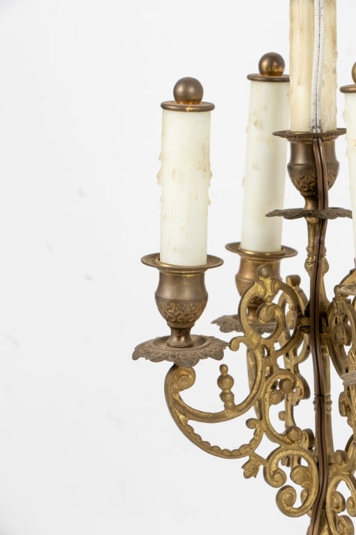 PAIR OF CONVERTED BOUILLOTTE TABLE LAMPS - 8