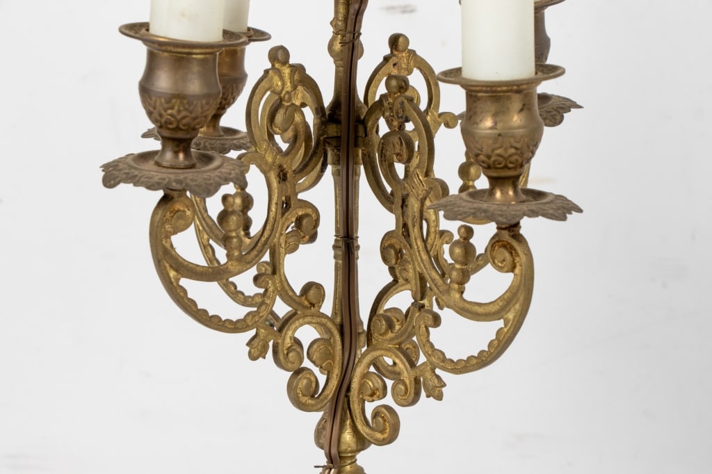 PAIR OF CONVERTED BOUILLOTTE TABLE LAMPS - 9