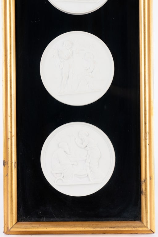 SET OF 4 ROYAL COPENHAGEN MOLDED PLAQUES - 3