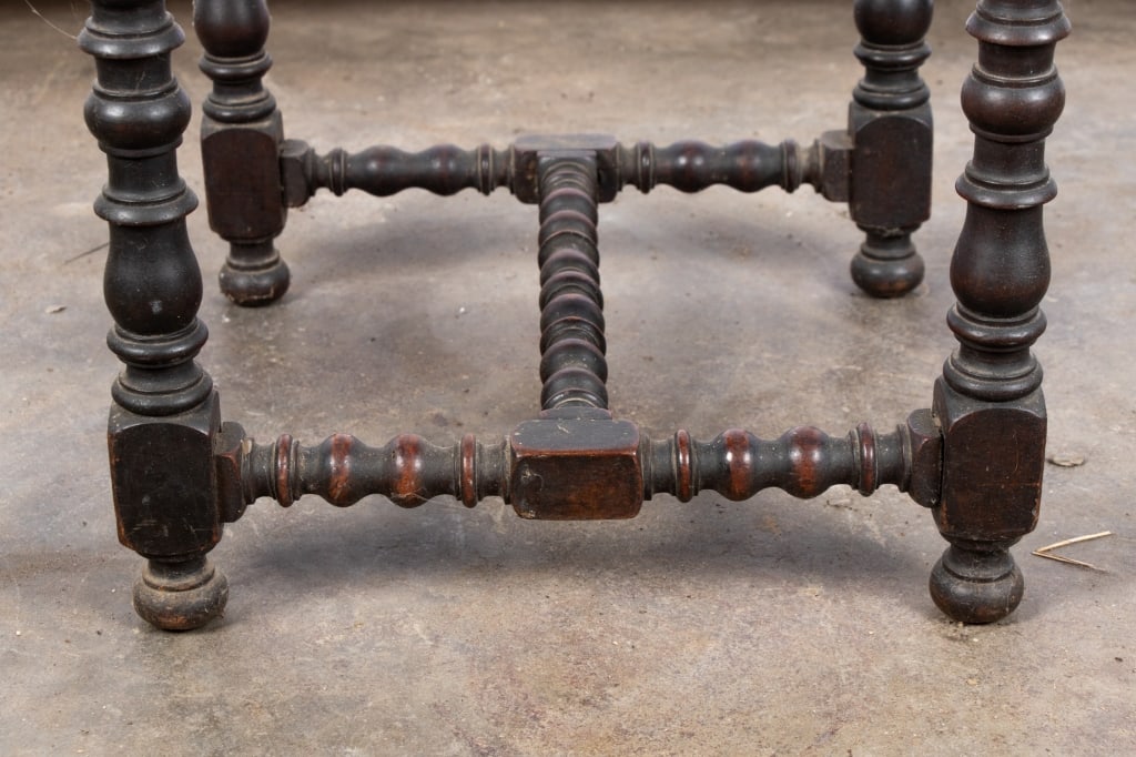 PAIR OF JACOBEAN STYLE OAK SIDE TABLES - 6