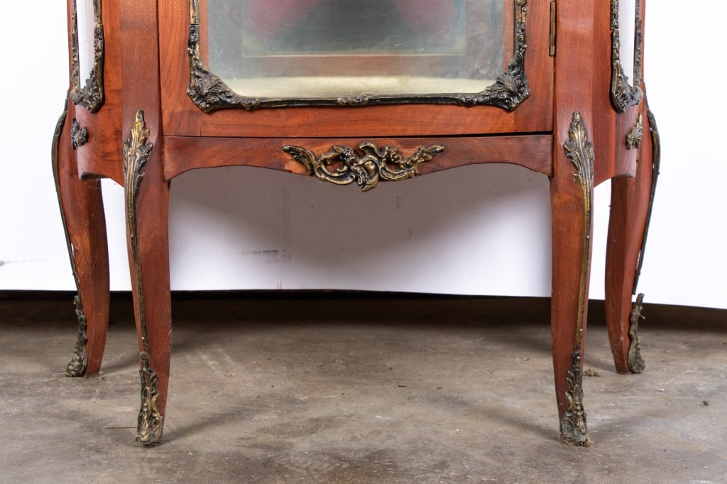 LOUIS XV STYLE CURIO CABINET - 3