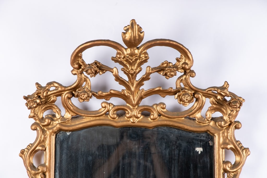 CONTEMPORARY LOUIS XV STYLE WALL MIRROR - 2