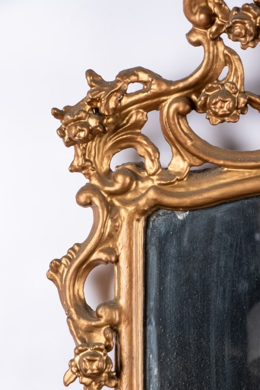 CONTEMPORARY LOUIS XV STYLE WALL MIRROR - 3