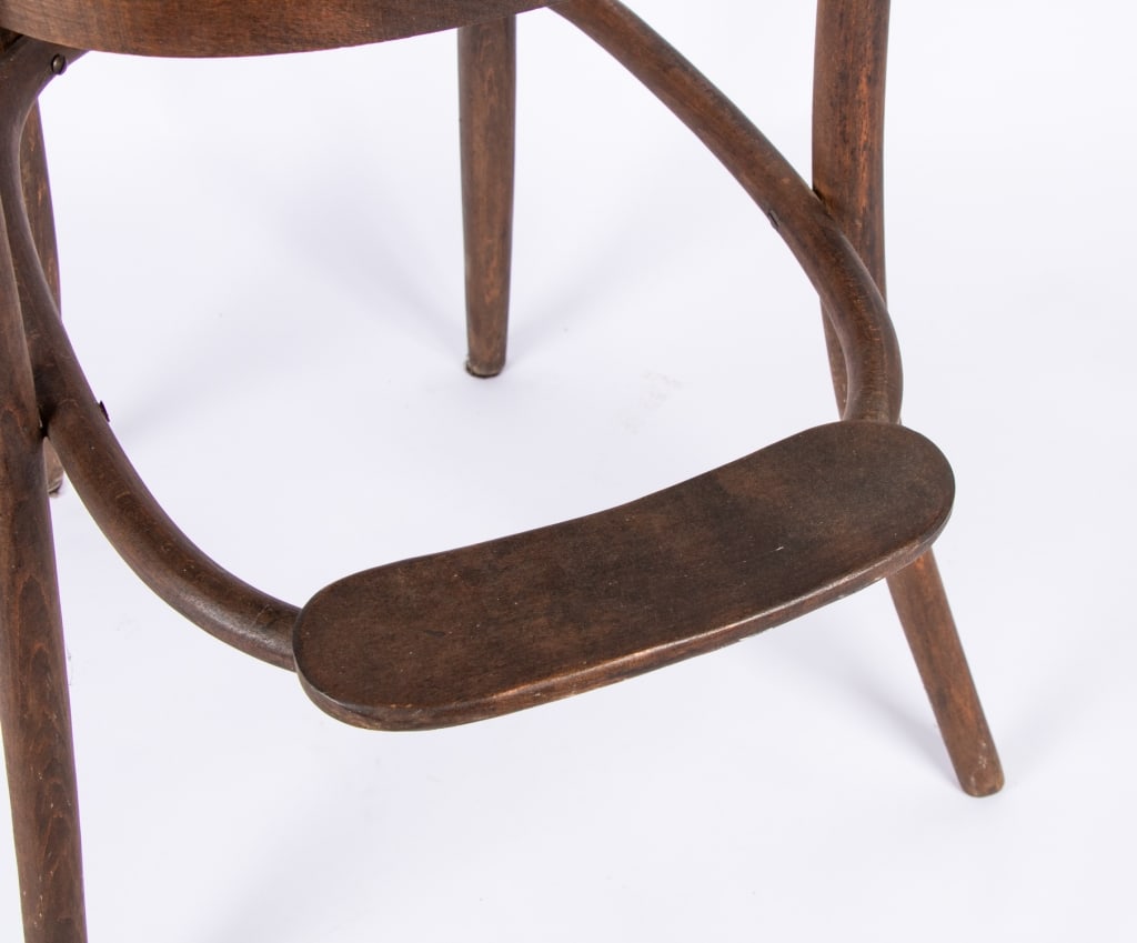 VINTAGE THONET STYLE HIGH CHILD?S CHAIR - 4