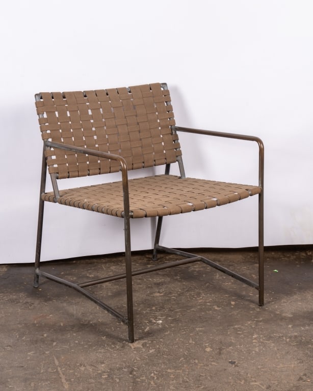 PAIR OF MODERN BROWN JORDAN CHAIRS - 2