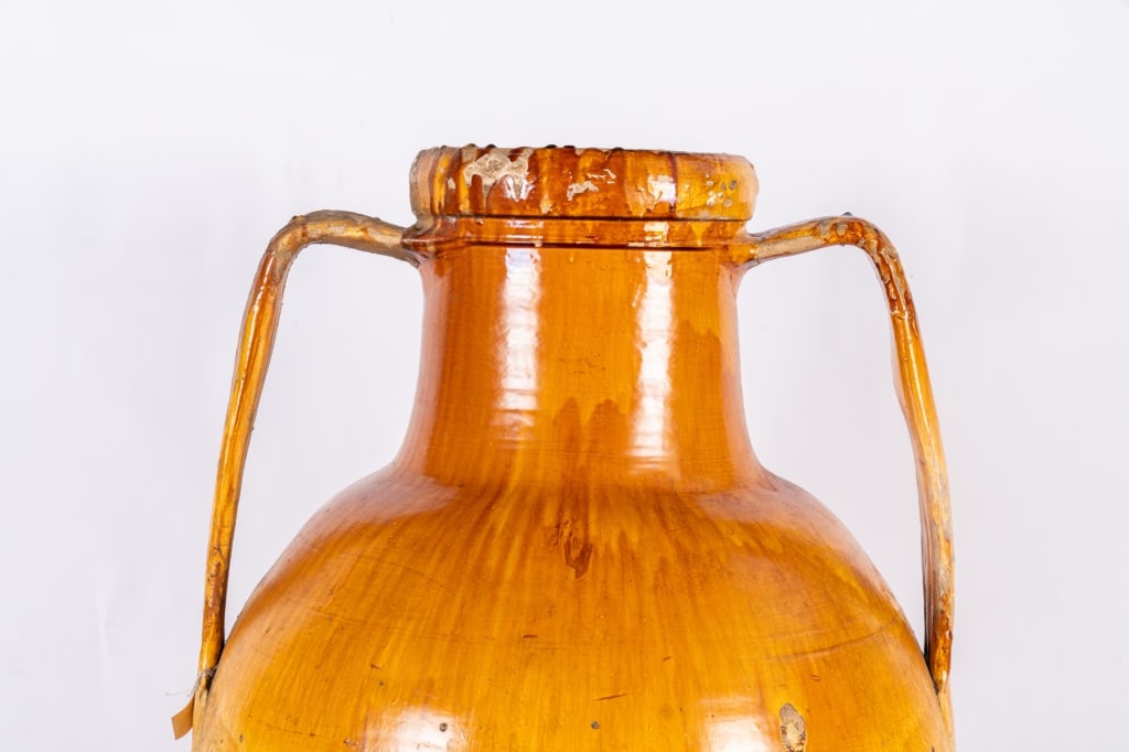 MONUMENTAL ITALIAN OLIVE OIL AMPHORA VASE - 5