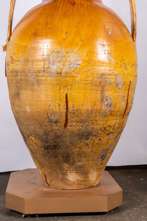 MONUMENTAL ITALIAN OLIVE OIL AMPHORA VASE - 6