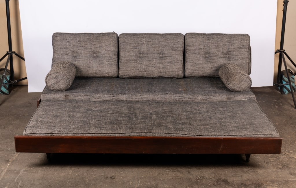 DANISH MODERN DAYBED, KNOLL UPHOLSTERY - 2