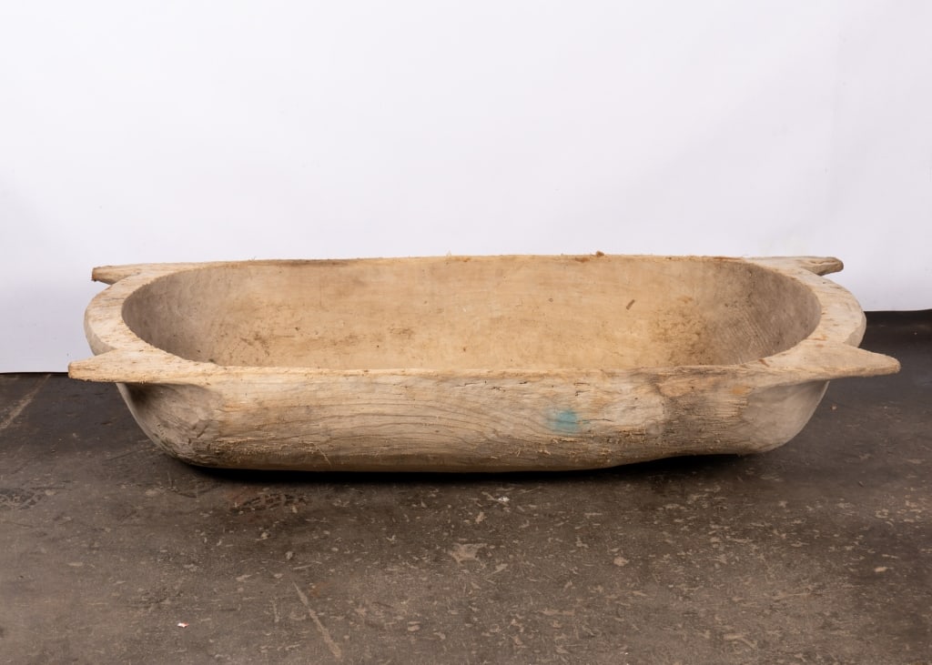 ANTIQUE PRIMITIVE SALTING TROUGH - 2
