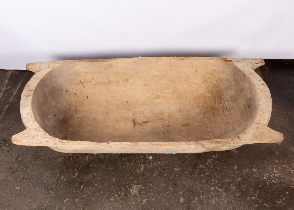 ANTIQUE PRIMITIVE SALTING TROUGH - 3